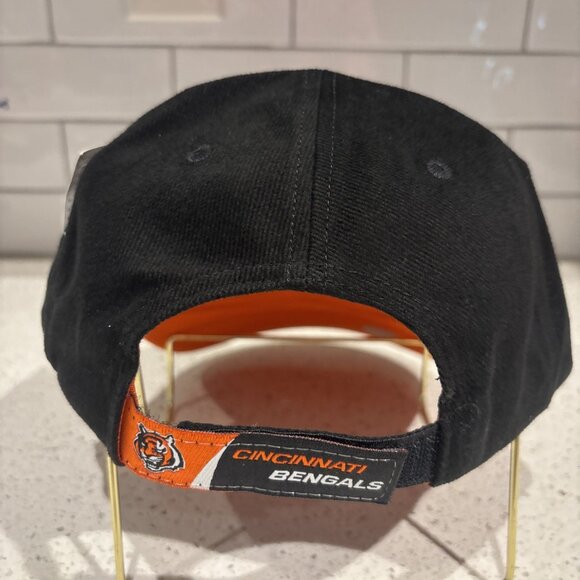 CINCINNATTI BENGALS NFL ADJUSTABLE HAT 100% COTTON (NEW w/ TAG) - Picture 3 of 8